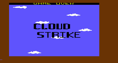 Cloud strike Title Screen